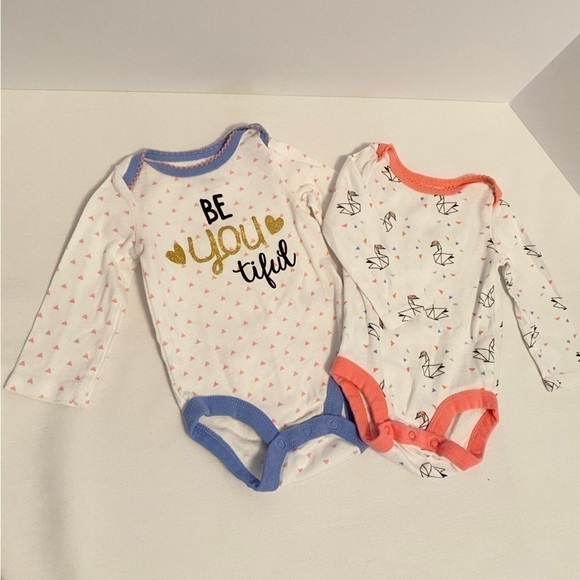 KOALA Baby Girls 12 Piece Bundle  Sleeper/ Bodysuits/ Tops/ Bottoms 0-3 Months - Picture 9 of 16